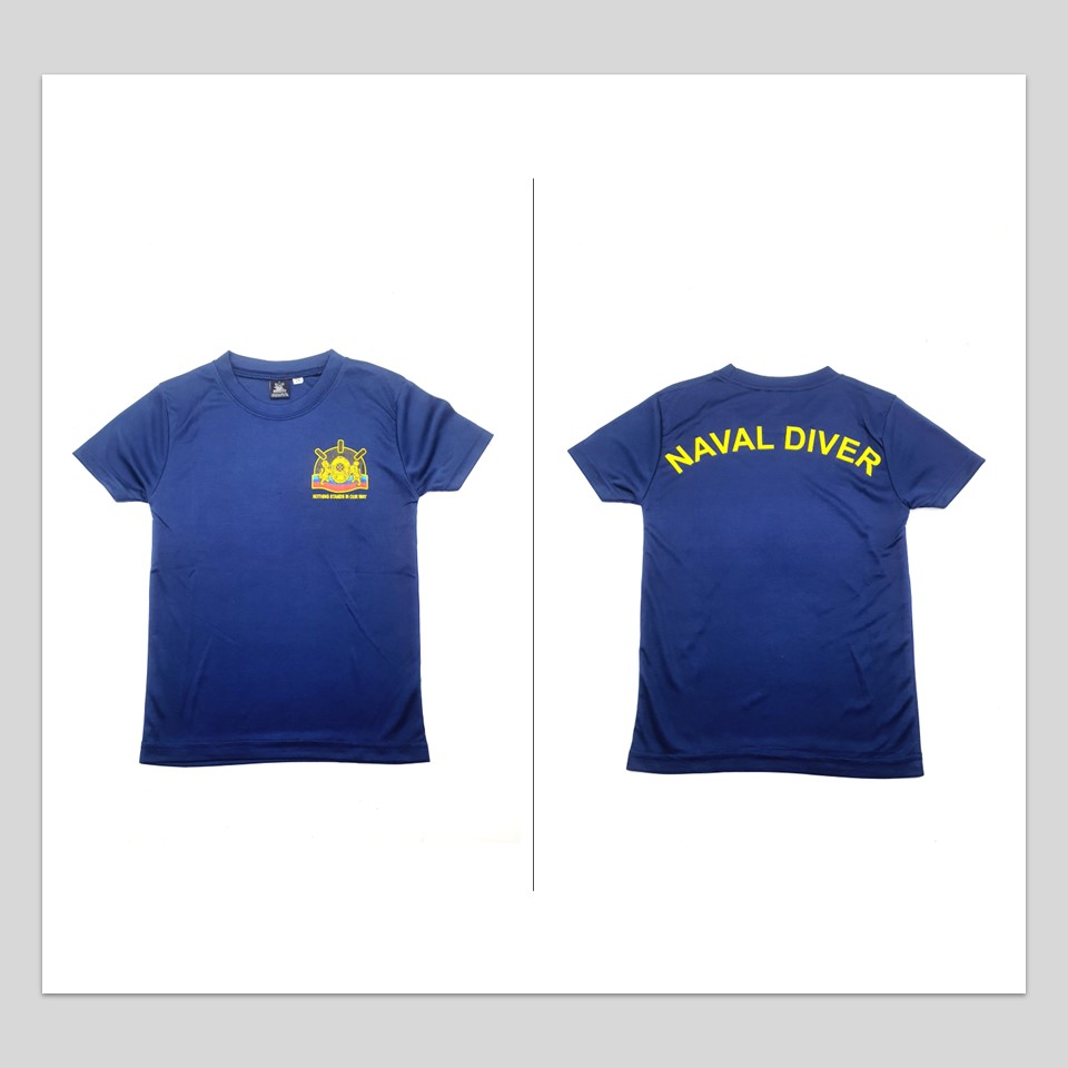 Kids Naval Diver R/N Dark Blue T-shirt #1661DBL
