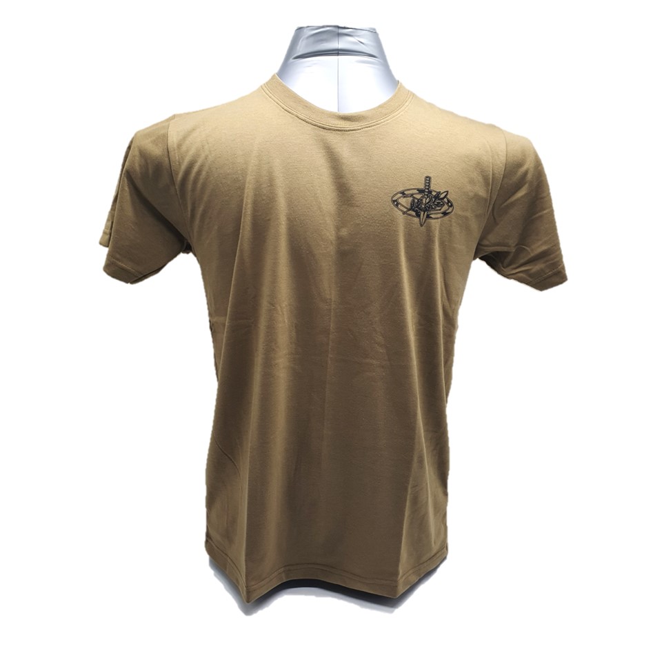 Cotton R/N JCC T-Shirt Brown #1136BR