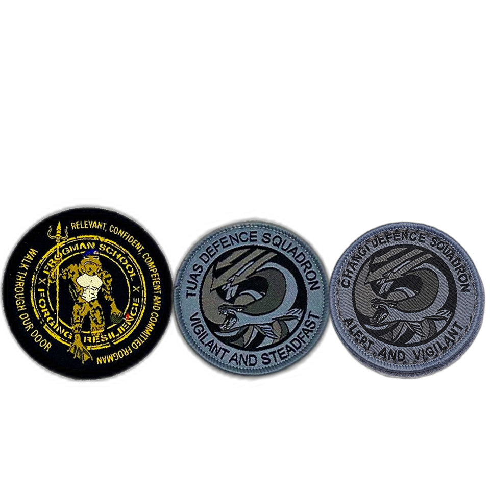 Republic of Singapore Navy Frogman NDU / Squadron Velcro Patches #1746