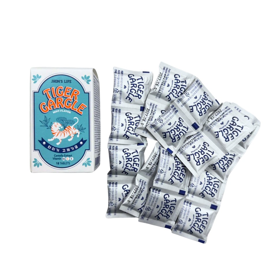 Tiger Gargle Mouthwash Tablet (18 tablets)