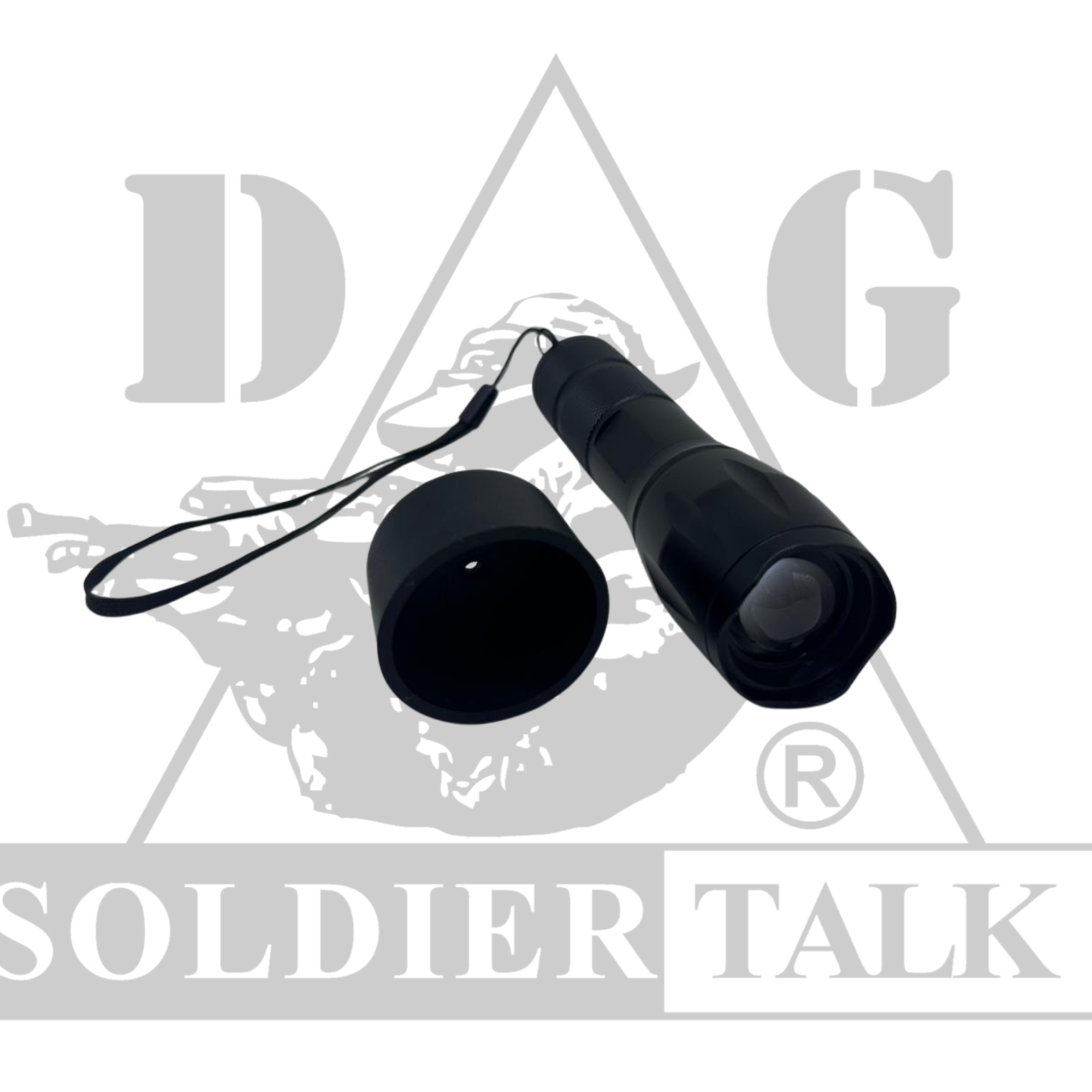 Multi-Colour Rechargeable Tactical Flashlight #1789