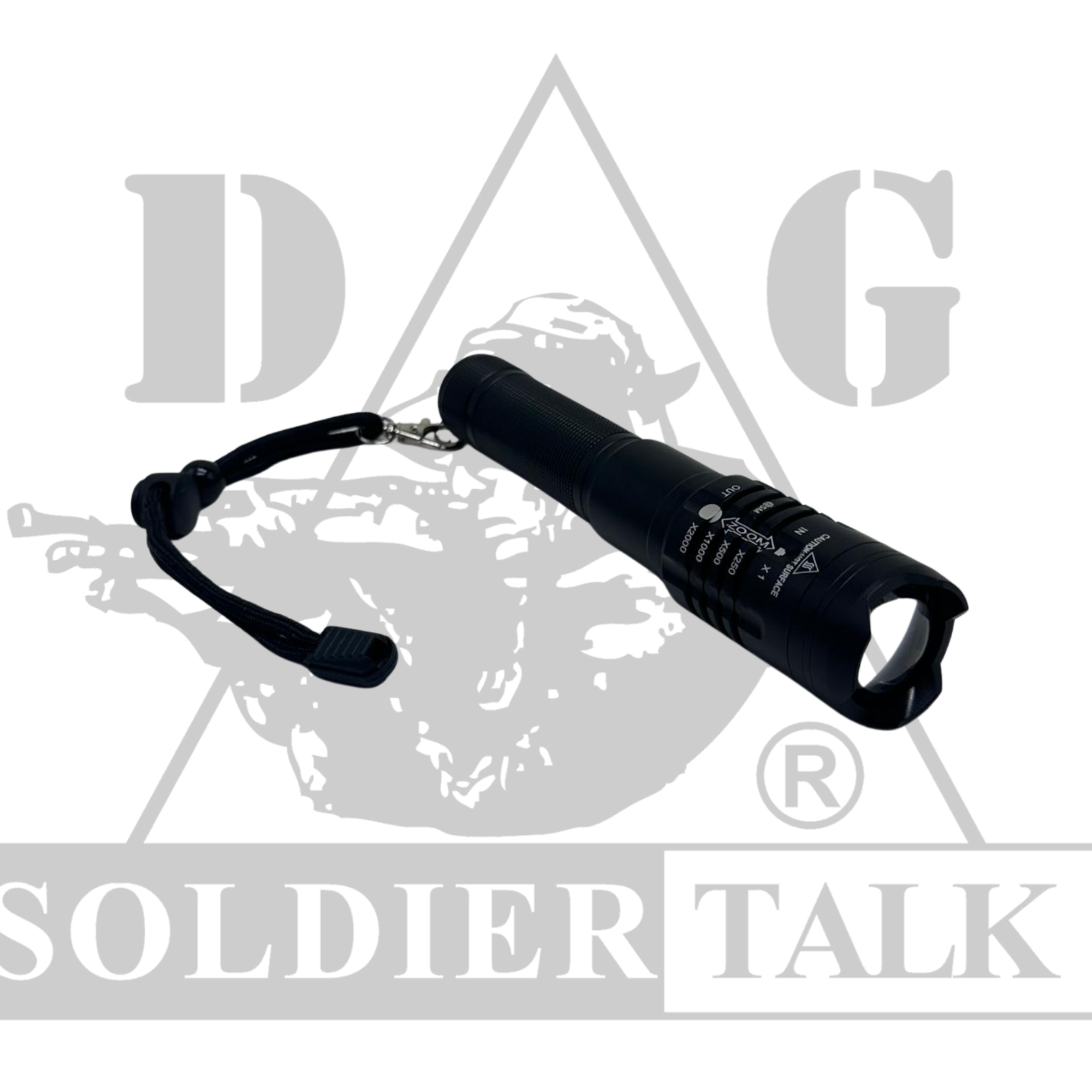 High-Intensity Rechargeable Tactical Flashlight #YH320