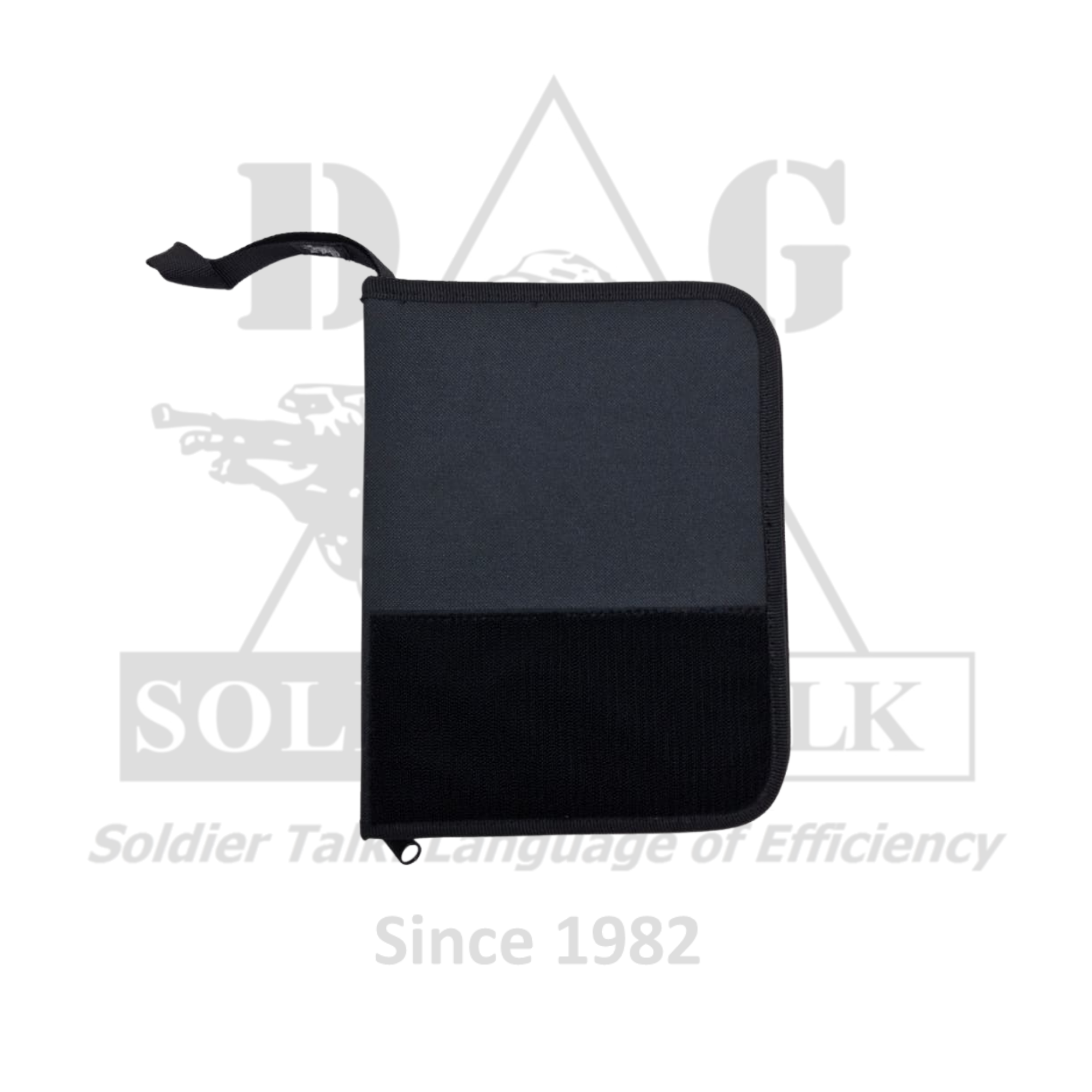 A5 Notebook Folder with Ring & Booklet – Black #5115B