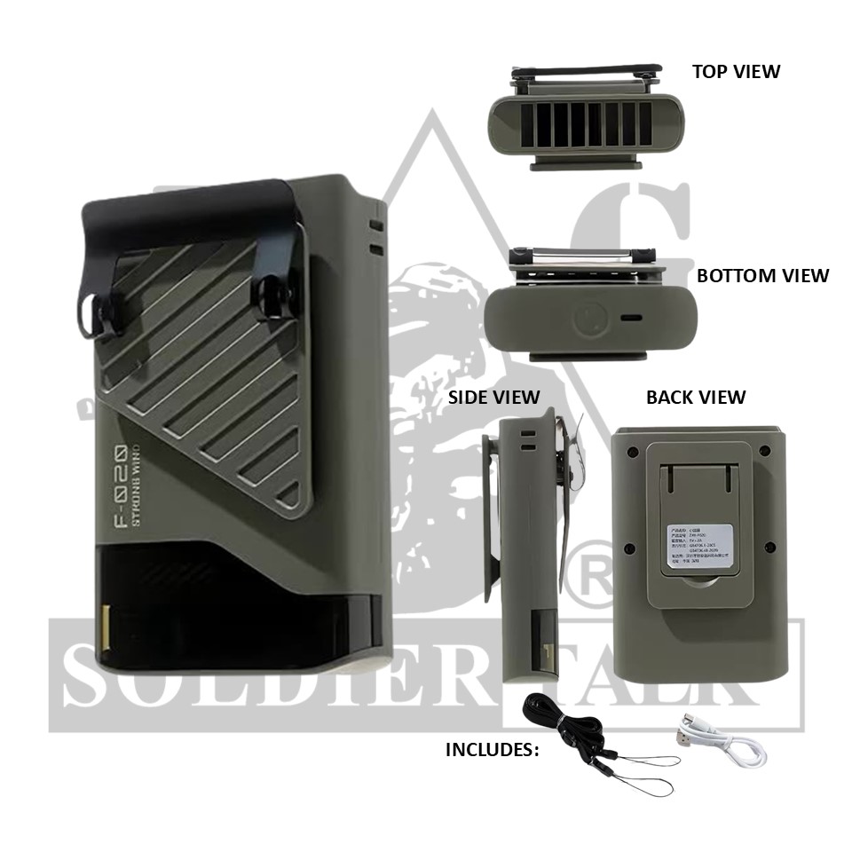 MULTI FUNCTIONAL OUTDOOR FAN (RECHARGEABLE) #F020