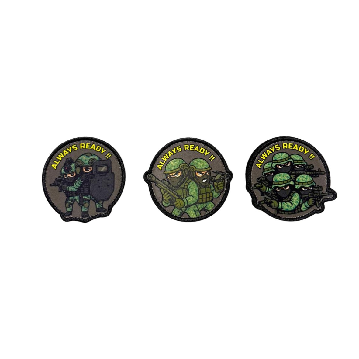 ARMY SOLDIERS ALWAYS READY VELCRO MORALE PATCH