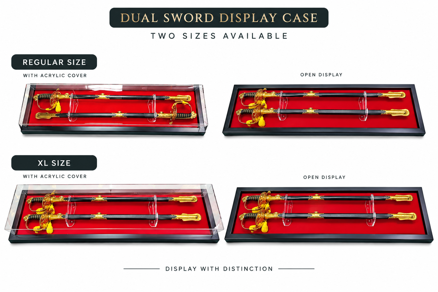 Double Sword Case (2 Sizes Available)