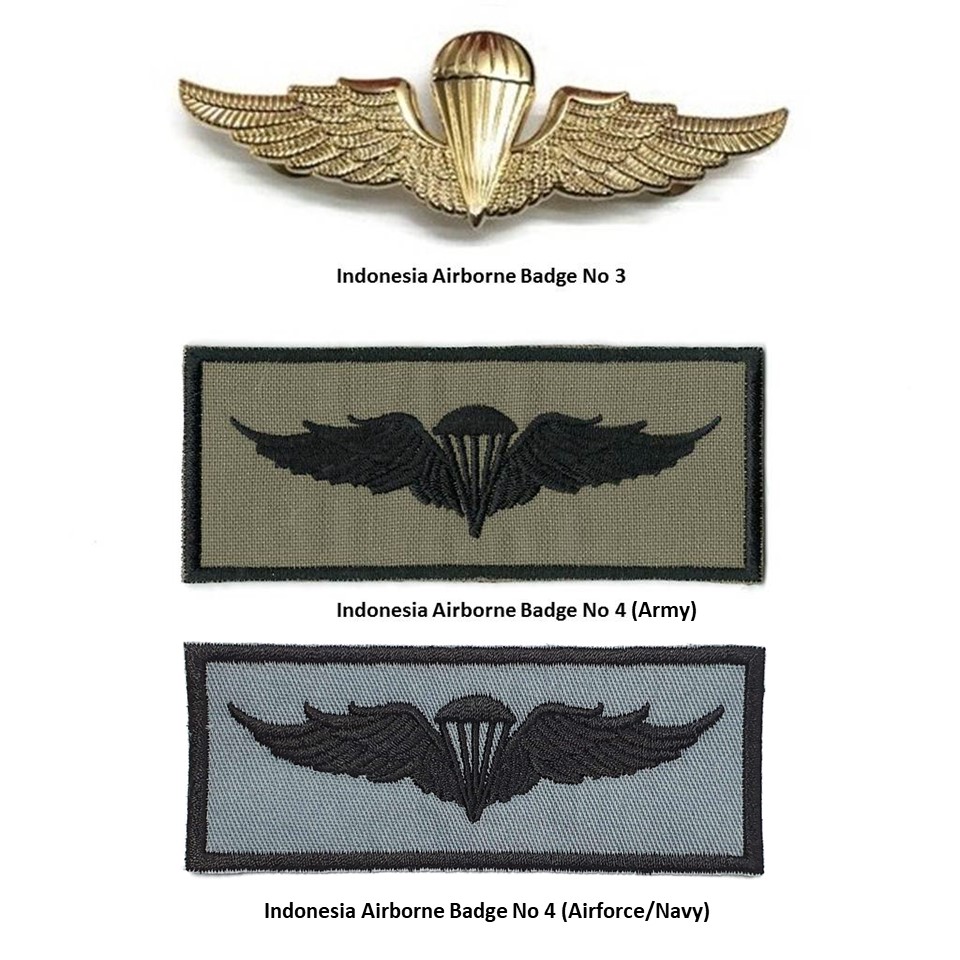 Indonesian Airborne Badges