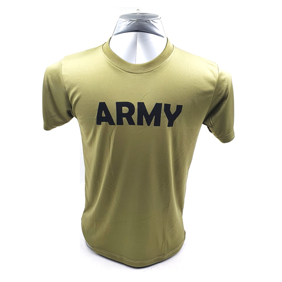 Dryfit R/N Army T-shirt Green #1698G
