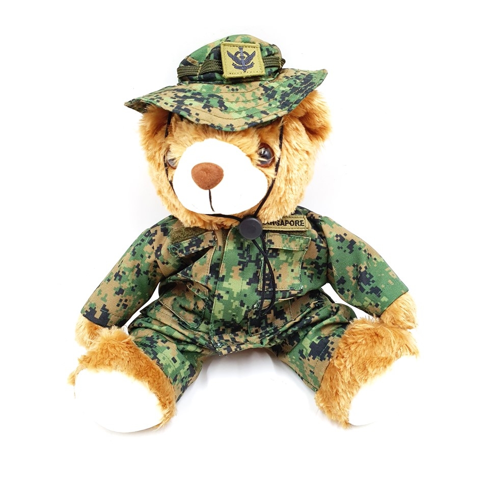 BEAR,NO.4 UNIFORM ARMY W JUNGLE HAT D&G1320W-JH