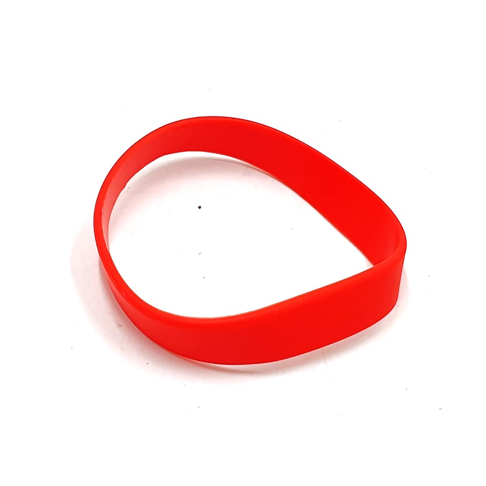 Silicone Wrist Band Red