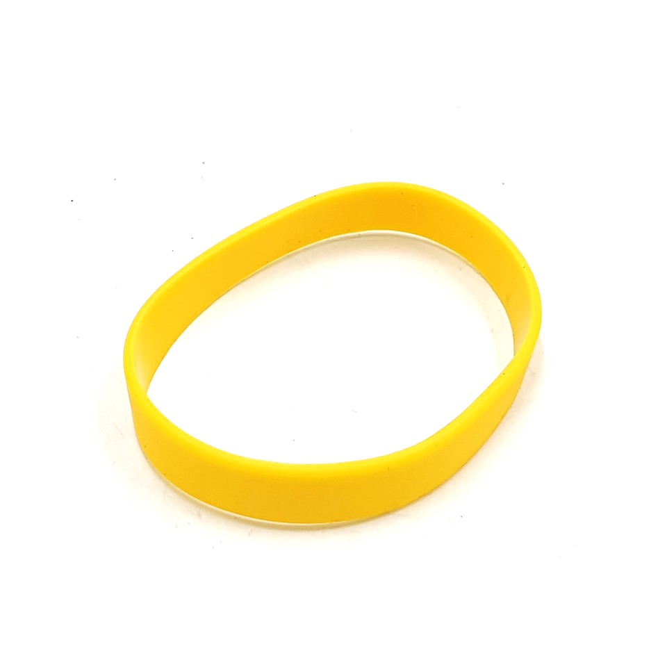 Silicone Wrist Band Yellow
