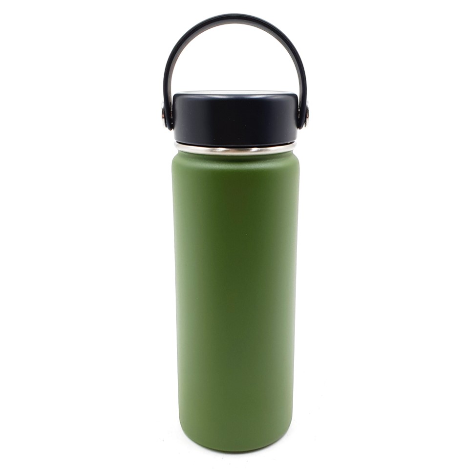 BOTTLE,INSULATED STAINLESS STEEL BPA-FREE 18 OZ GREEN D&G1681G