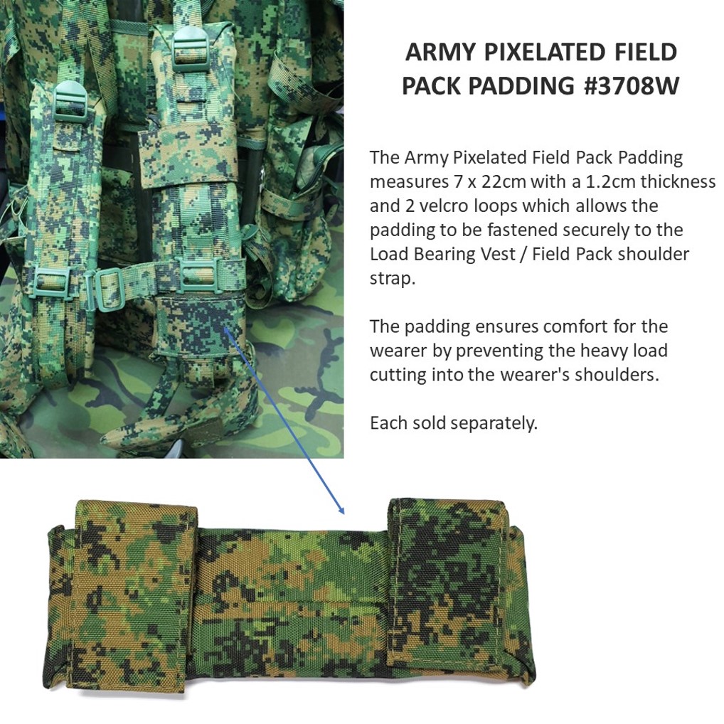 Army Pixelated Field Pack Padding #3708W