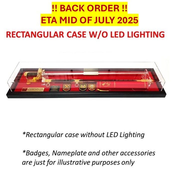 SWORDCASE EXCALIBUR RECT D&G1593-R =/X PLAY (BACK ORDER,ETA MID OF JULY 2025)