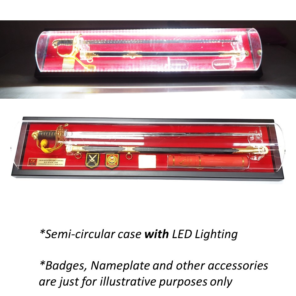 SWORDCASE EXCALIBUR SEMI D&G1593-S-LED = / X PLAY LED