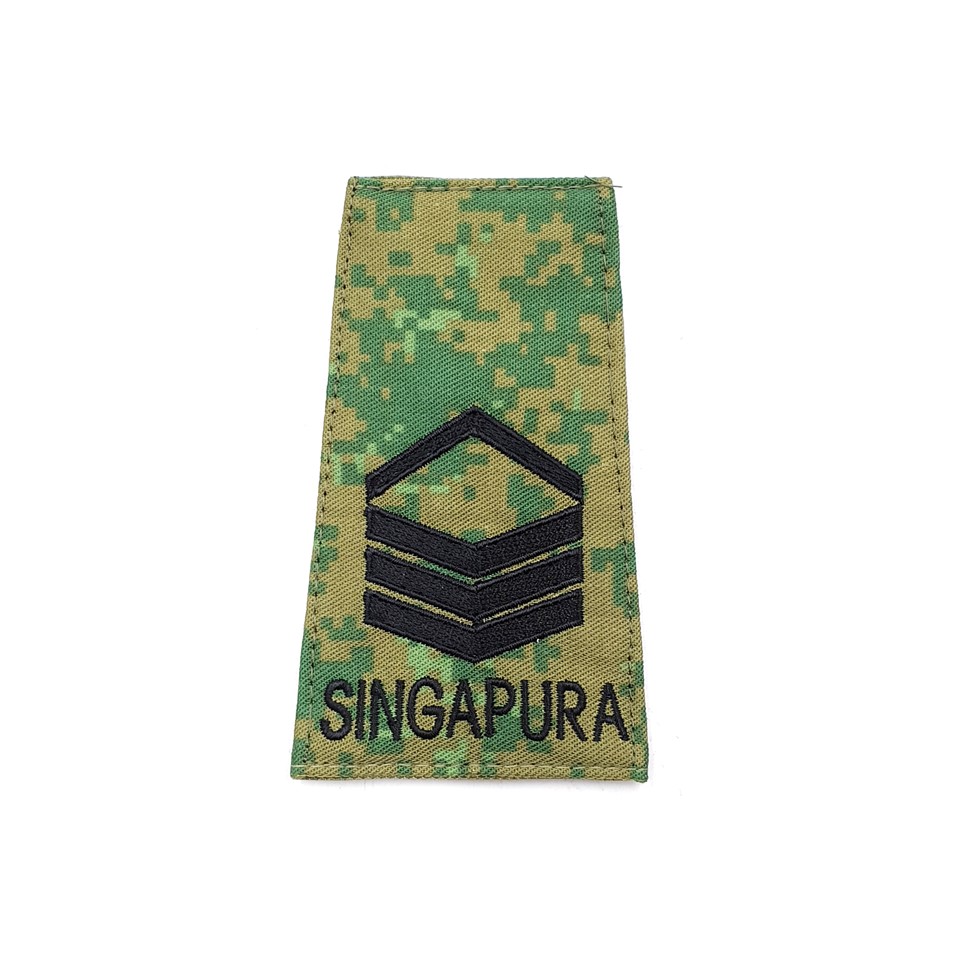 Army No.4 Rank 2SG with Velcro