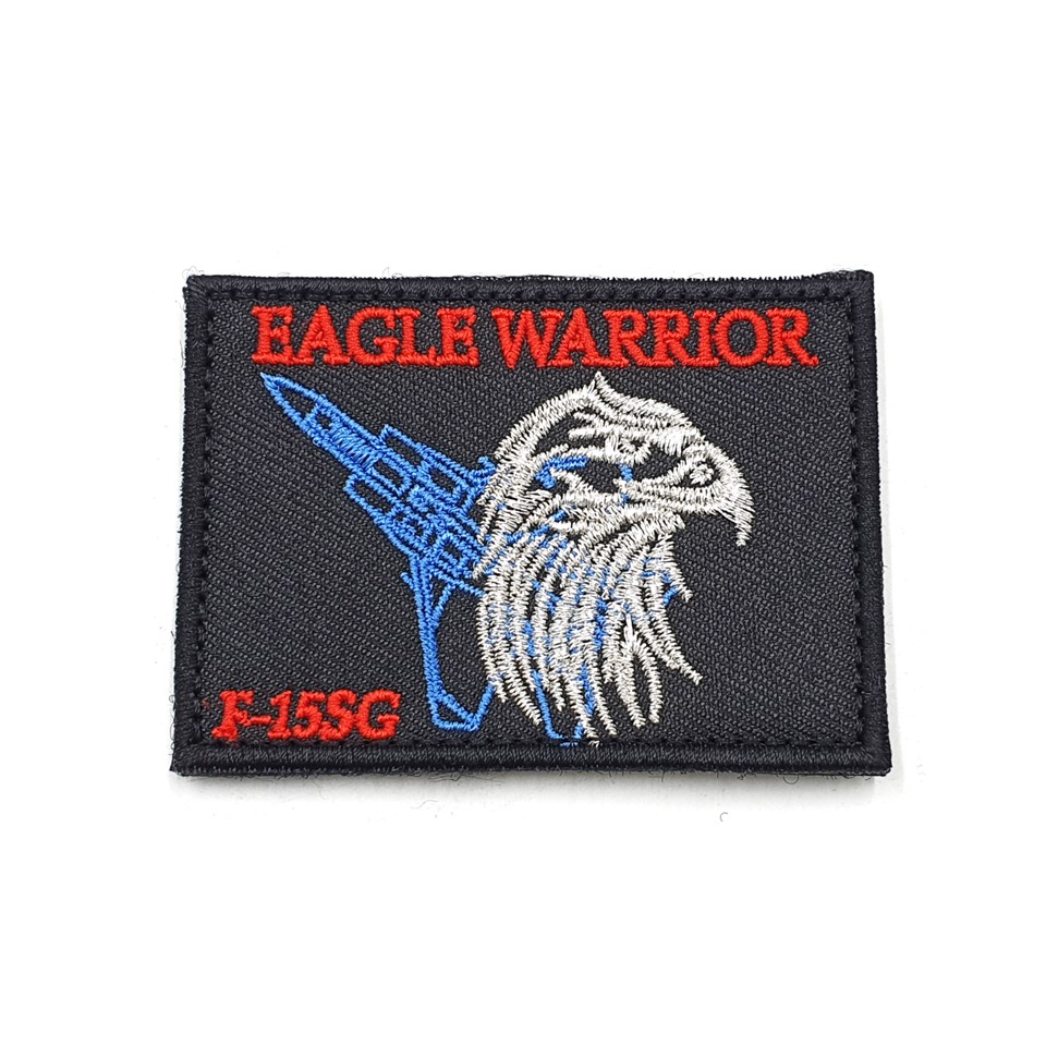 F15-SG Eagle Warrior Velcro Patch #1540-F-15SG