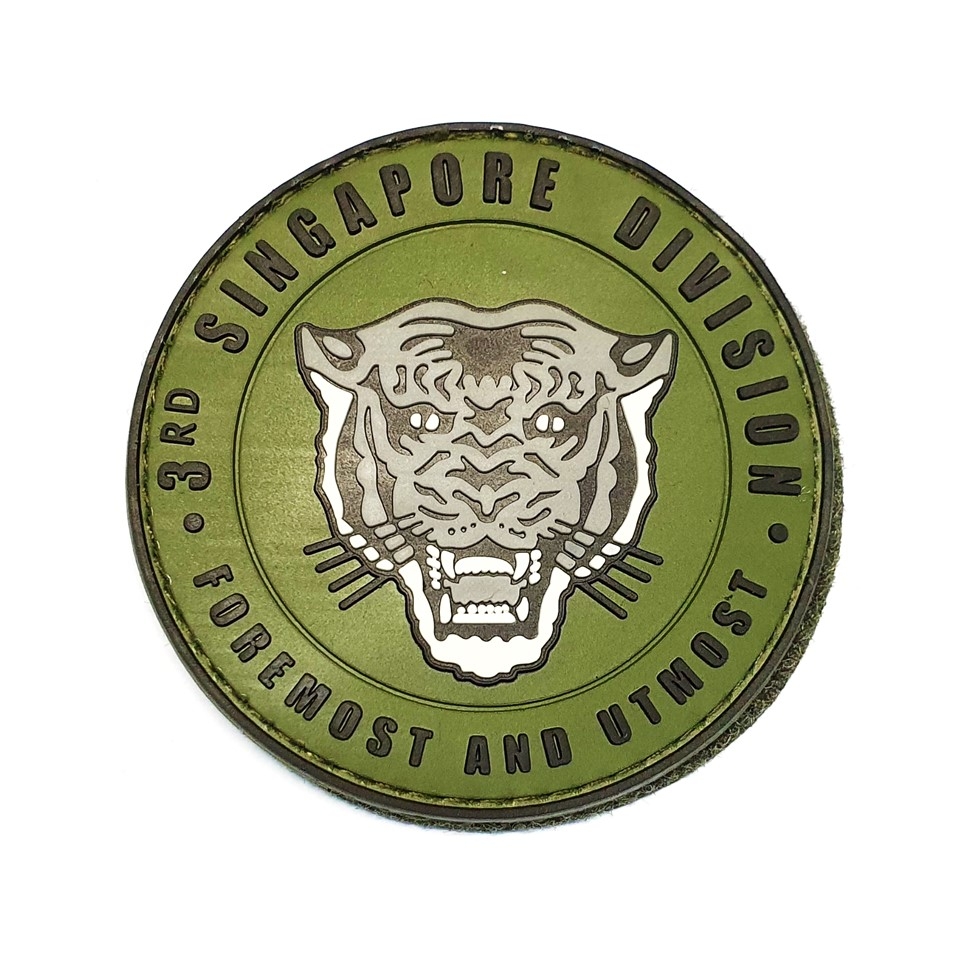 3rd Division Round Patch Tactical Color