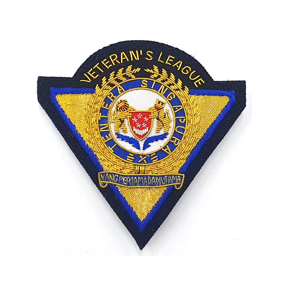 Veteran's League Hand Embroidered Badge #1728-VL