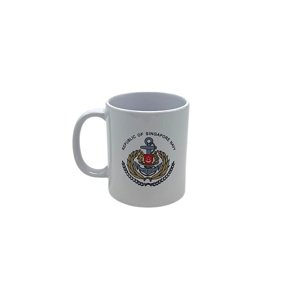 MUG,NAVY WHITE 11 OZ D&G1737