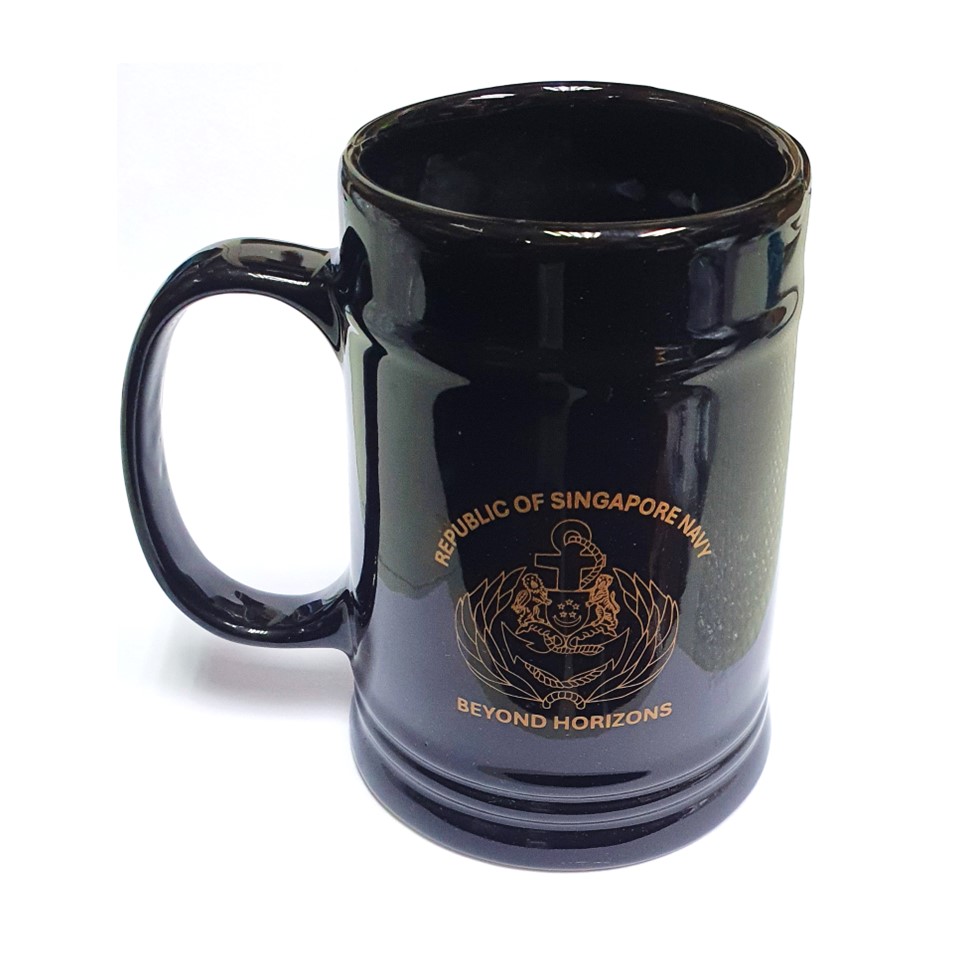 Navy Black Mug #1737B