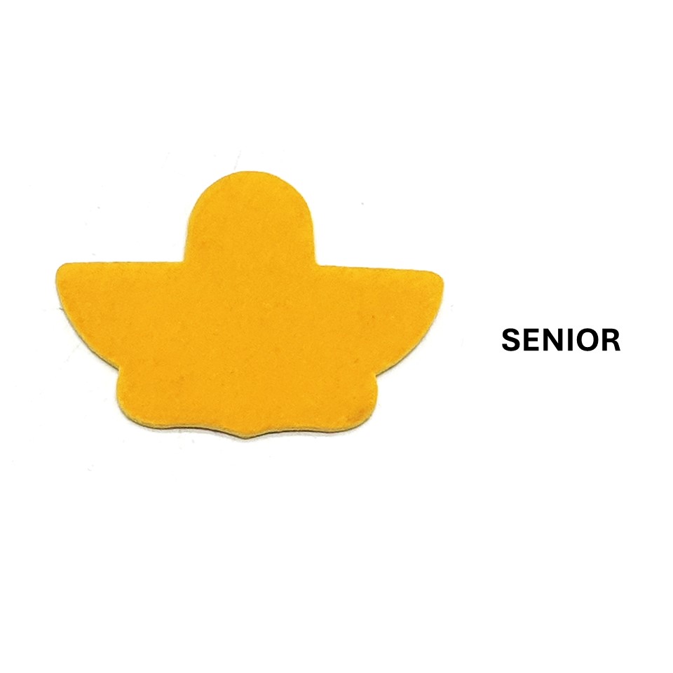 BACKING,YELLOW FOR SENIOR PARACHUTIST D&G1688YE-SP