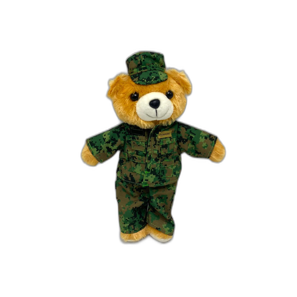 BEAR,STANDING NO.4 ARMY UNIFORM