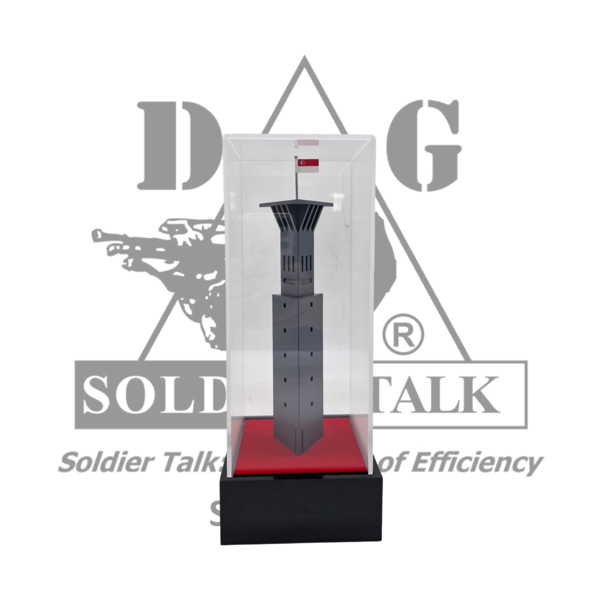 OCS SAFTI MI Tower Figurine w Casing