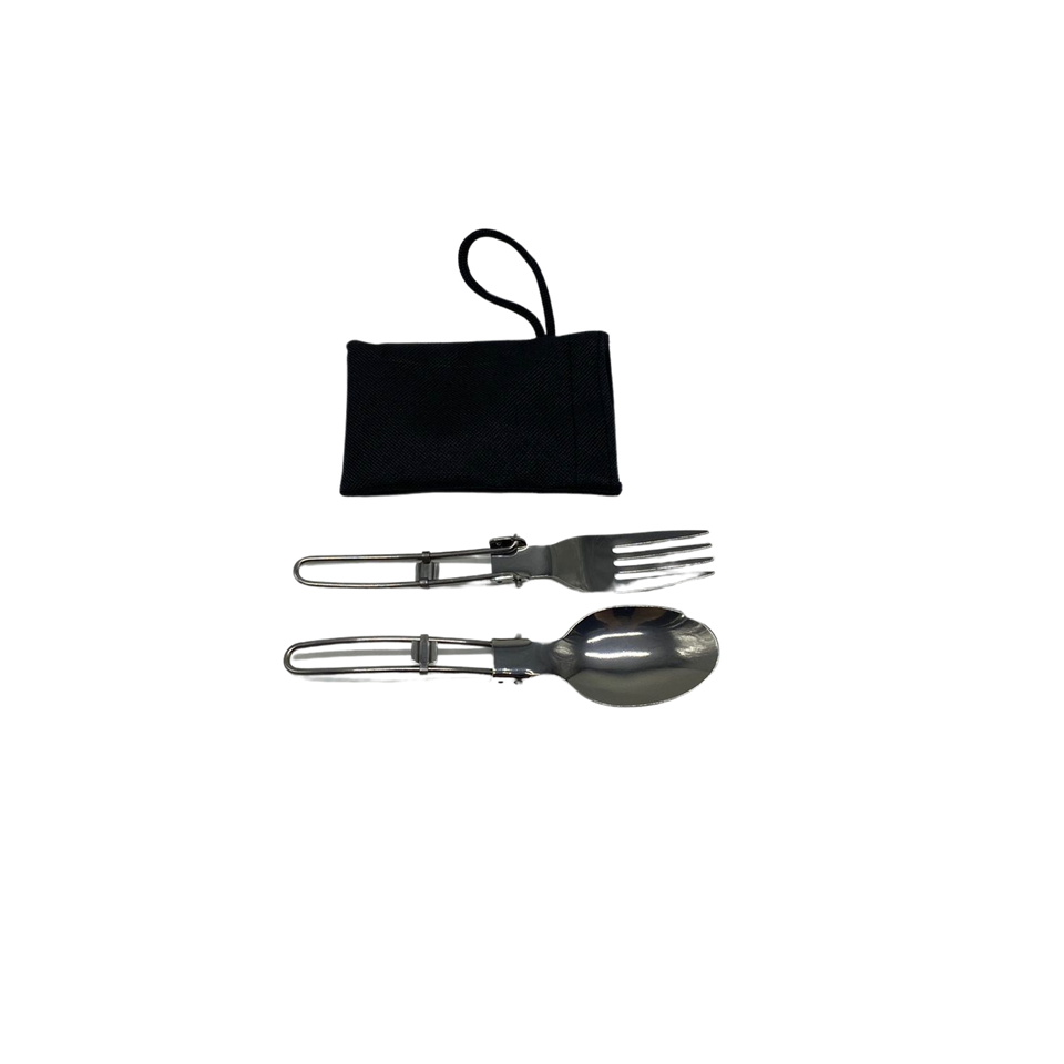 Foldable Fork and Spoon Set #978