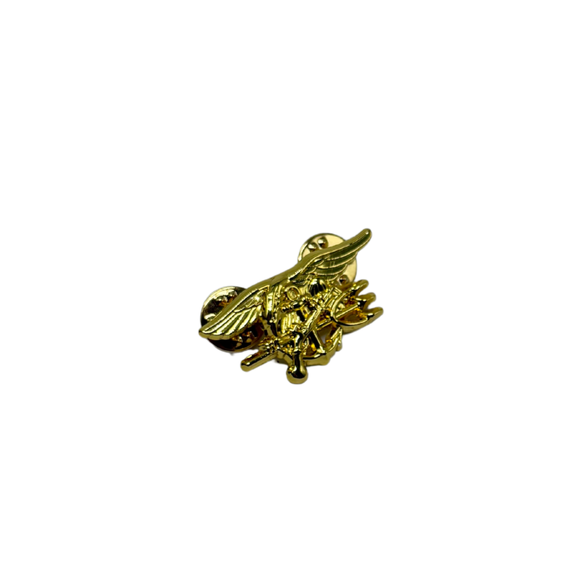 MINIATURE PIN NAVY SEAL GOLD 35MM #2319
