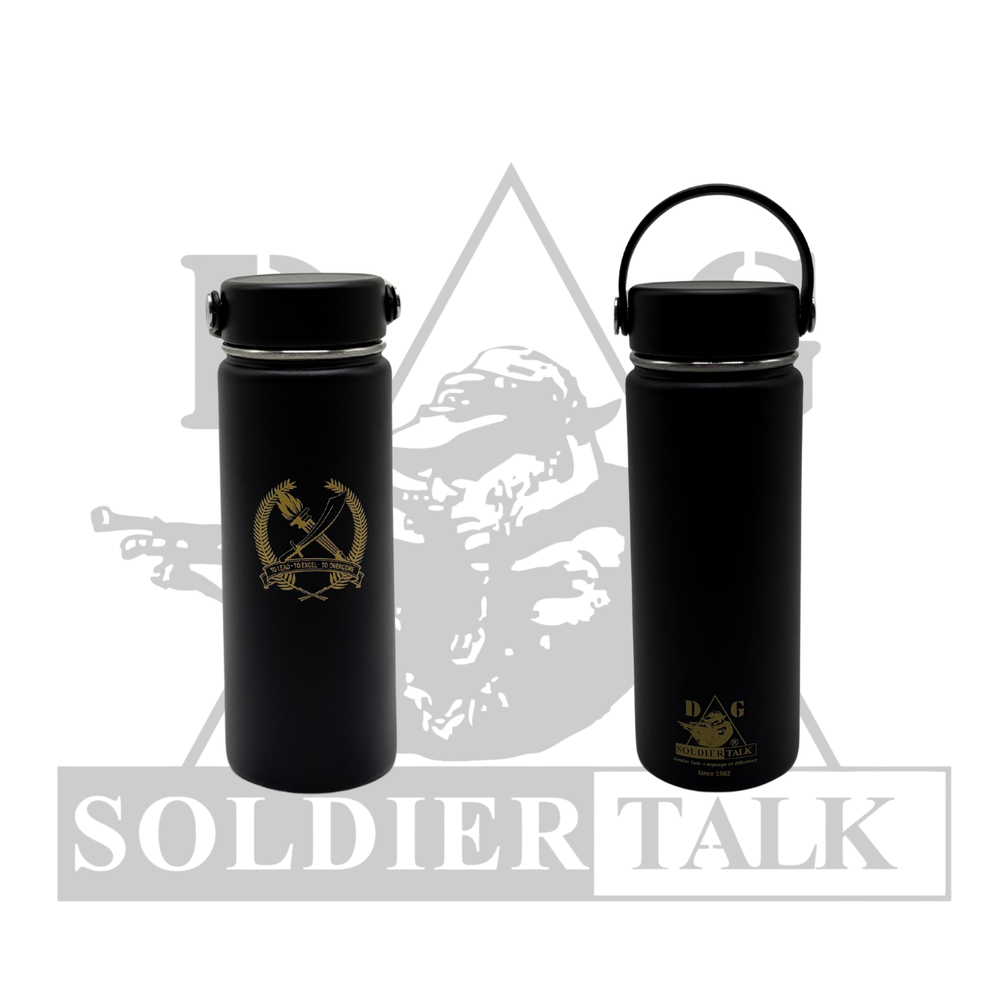 BPA Free Stainless Steel Water Bottle with OCS Logo #1681B-OCS