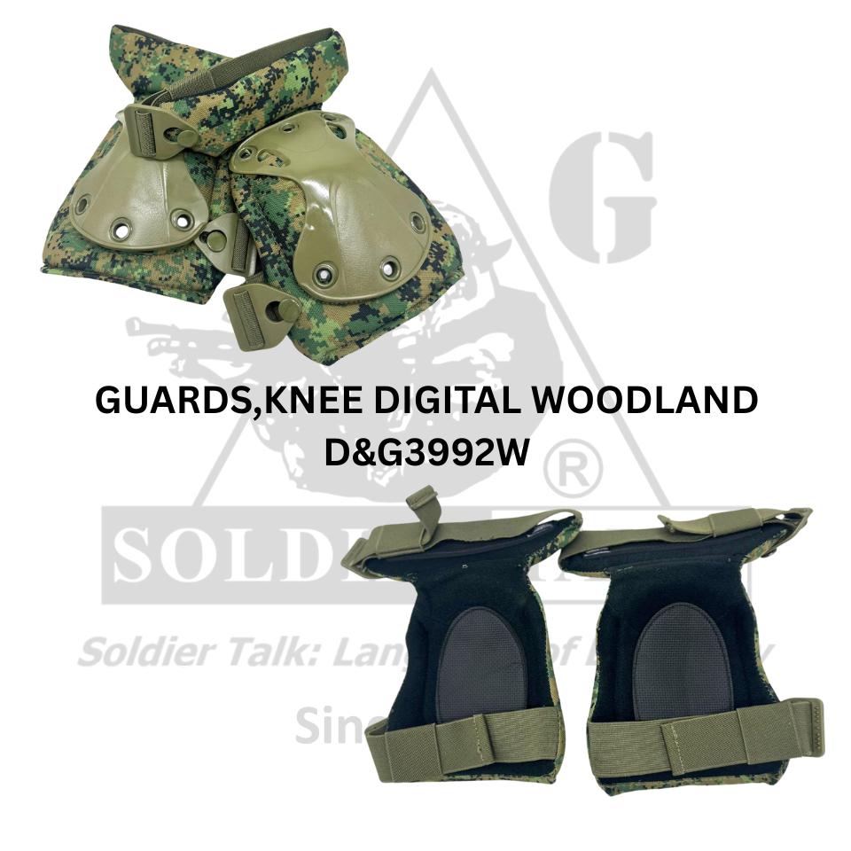 GUARDS,KNEE DIGITAL WOODLAND D&G3992W