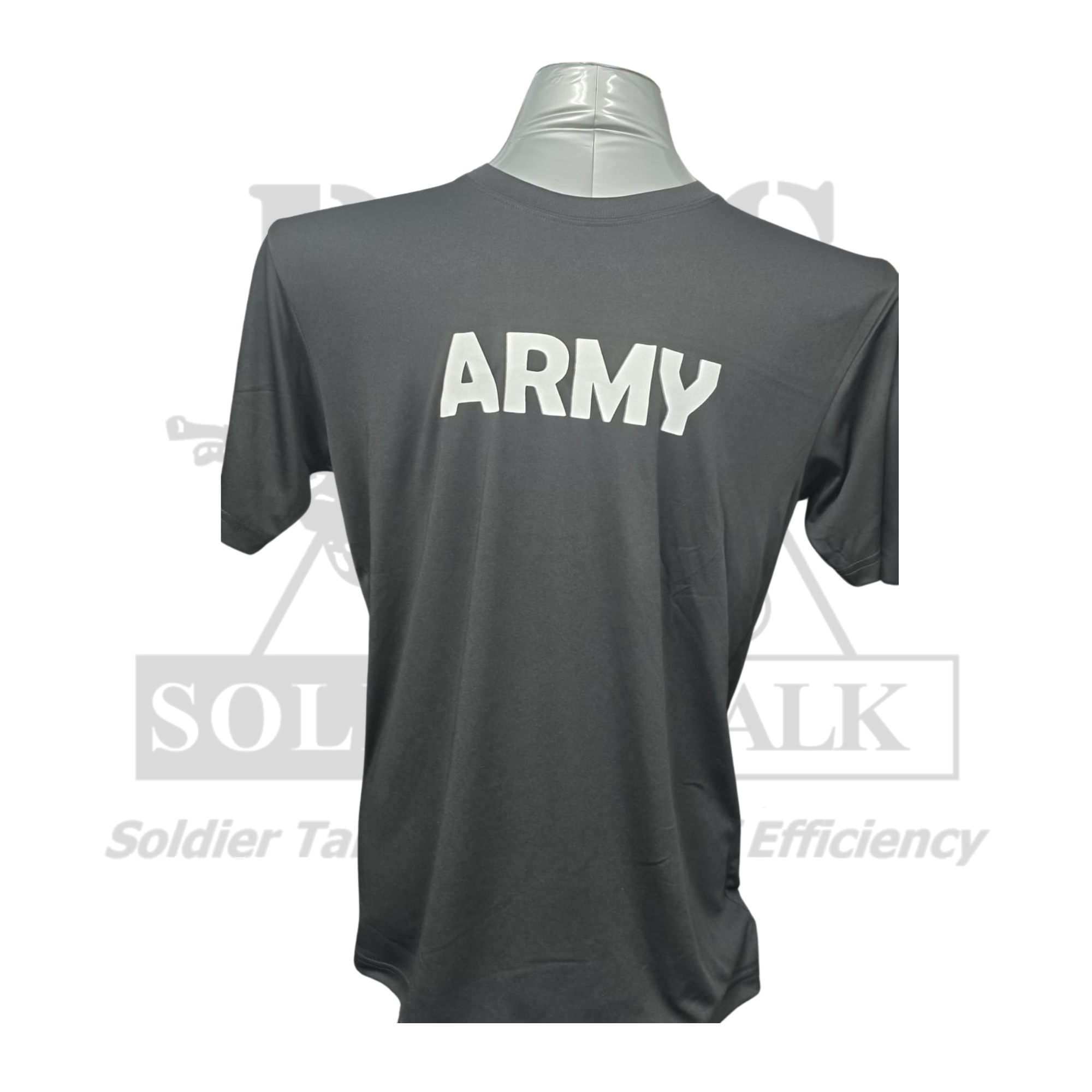 SHIRT,ARMY R/N BLACK SZ L D-F 2.5" D&G1698B-L