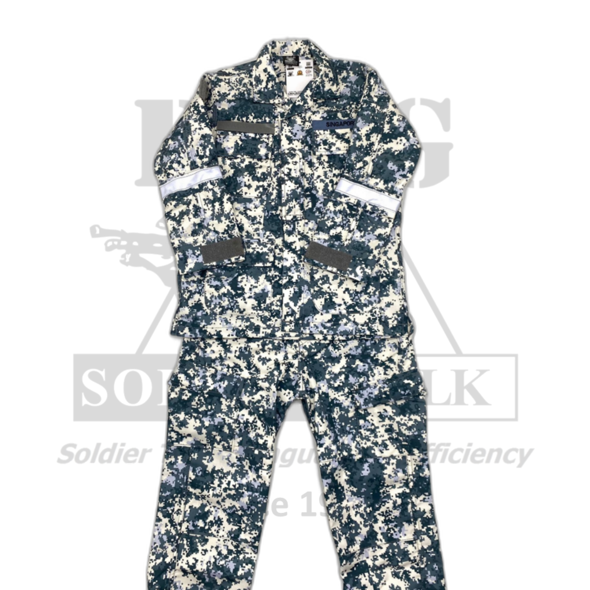 KIDS,NO.4 UNIFORM SET NAVY PIXELIZED SZ 140 D&G5021NP-SET-140