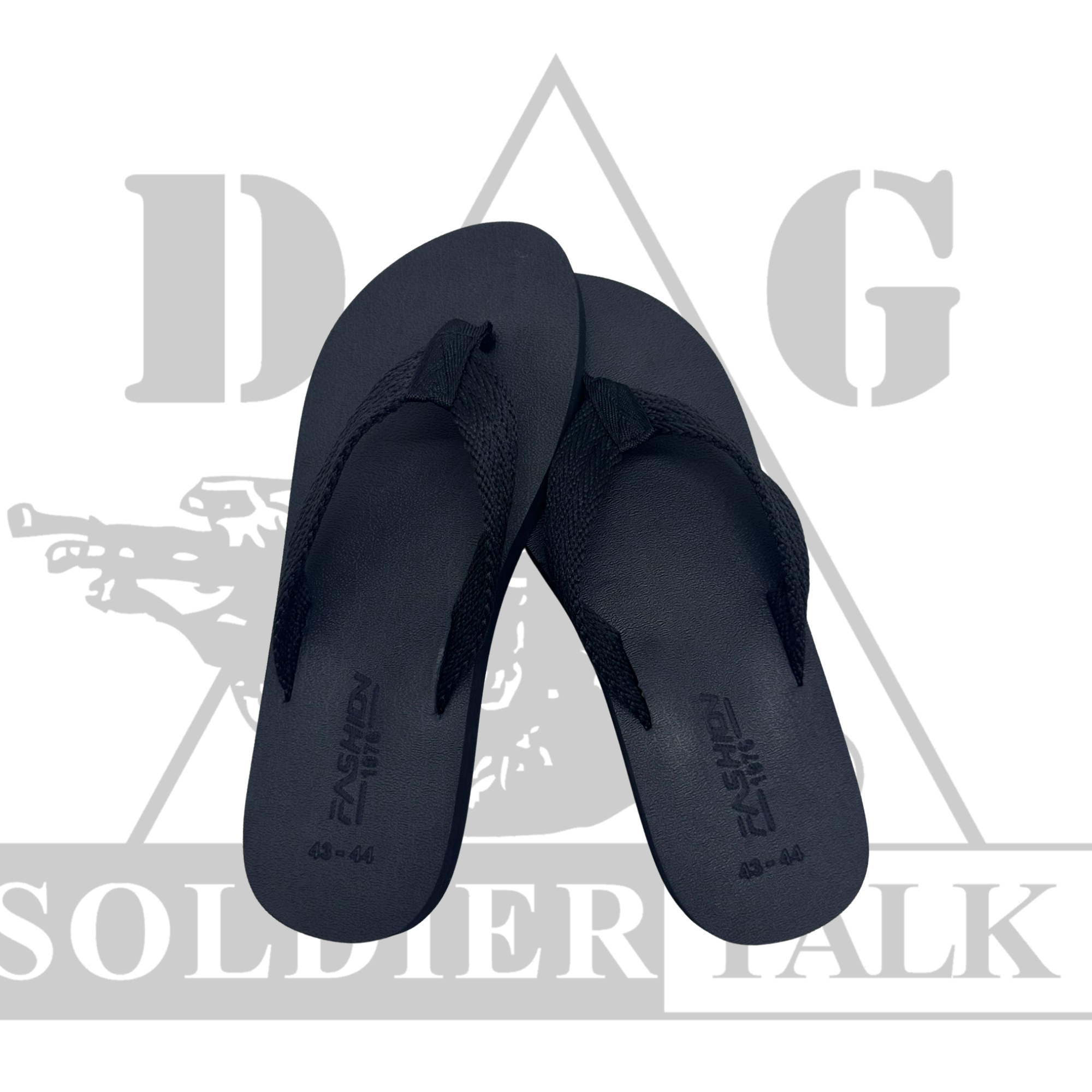 SLIPPER,BLACK SZ 10 D&G1244-B