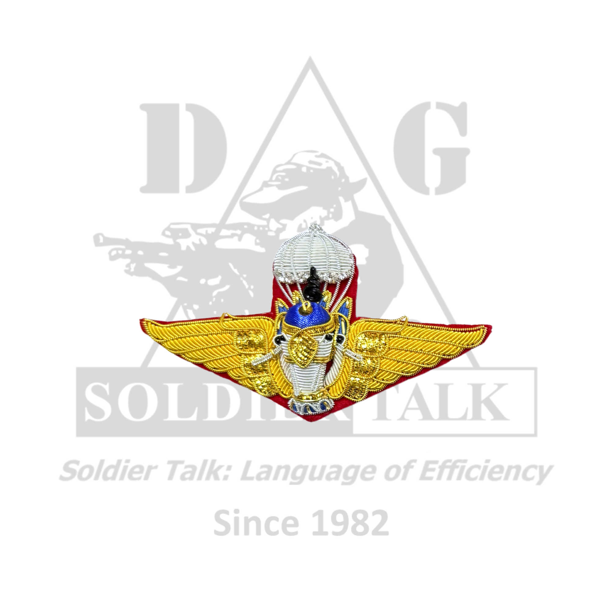BADGE,BASIC THAI AIRBORNE NO.1 D&G1412-1