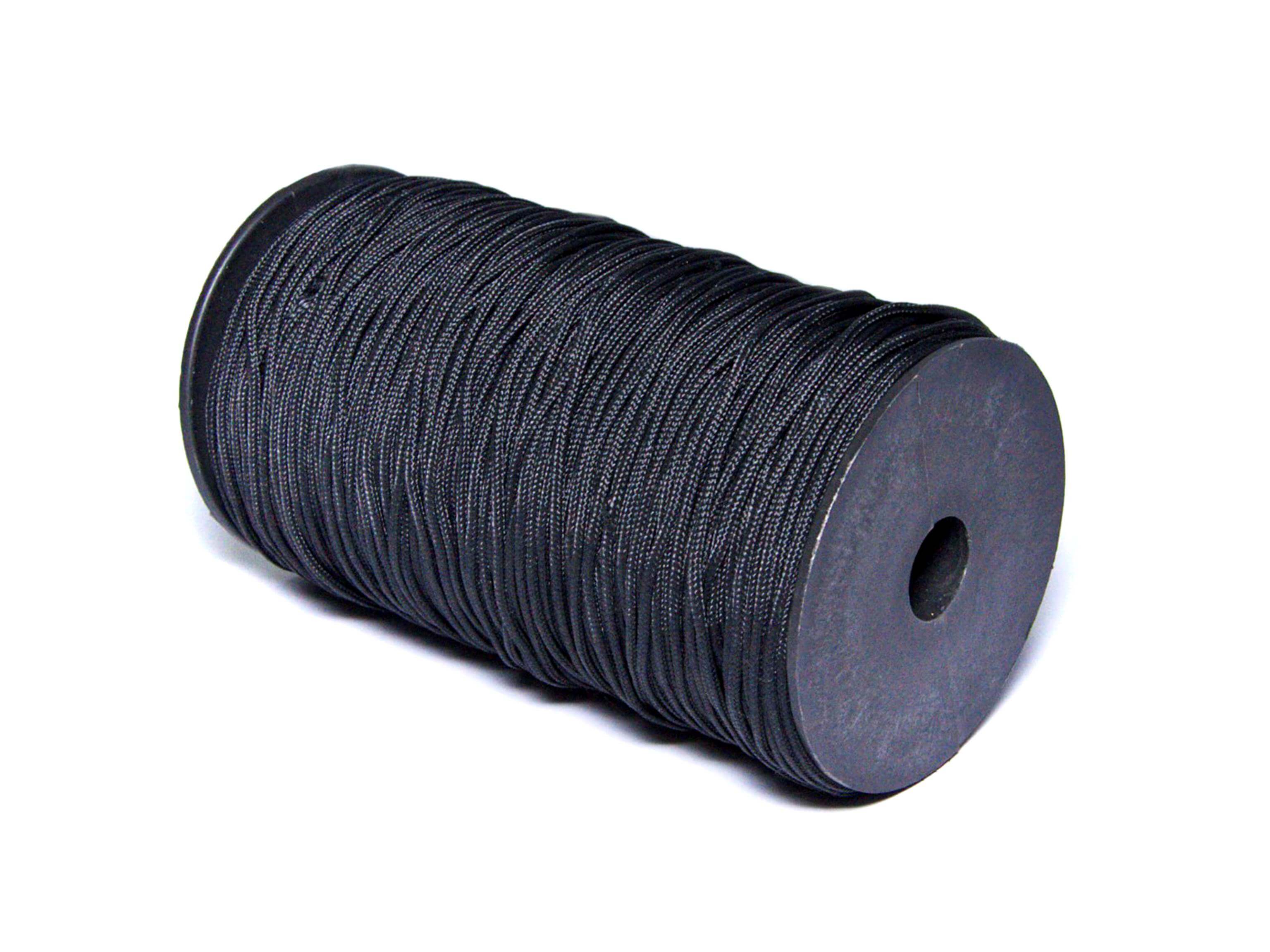 Black String (Roll) 100m or 200m  SoldierTalk (Military Products