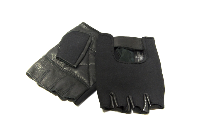Neoprene Leather Half-Gloves #1148