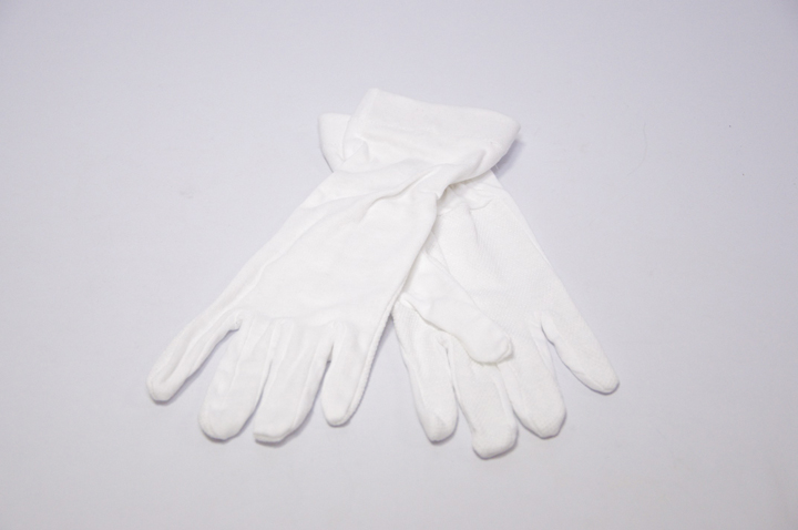 Nonslip White Thin Cotton Gloves #990