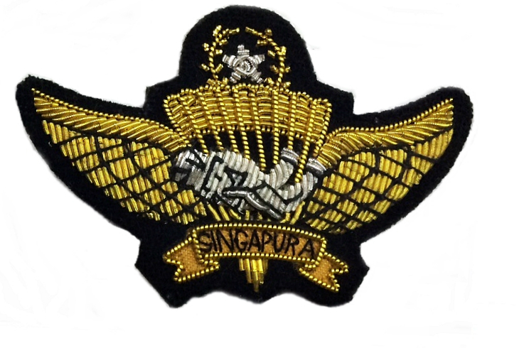 BADGE,FREEFALL GOLD MILITARY #1 D&G1539-GM1