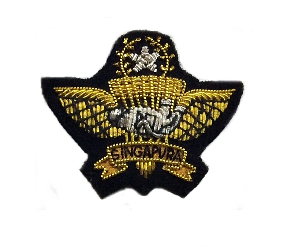 BADGE,FREEFALL GOLD MILITARY #2 D&G1539-GM2