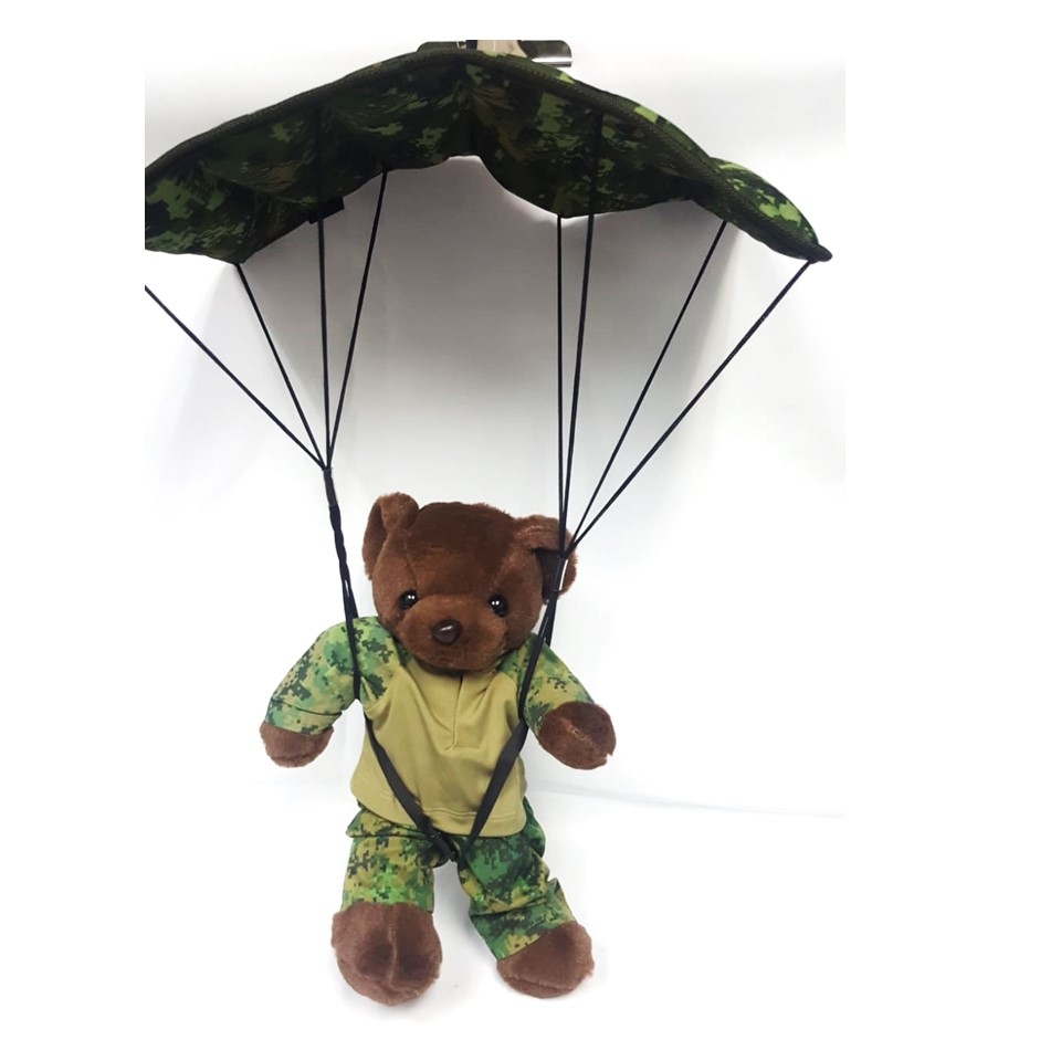 Parachutist Bear with Hybrid Uniform