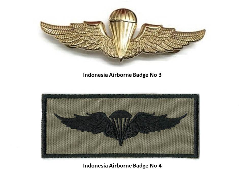 Indonesian Airborne Badges