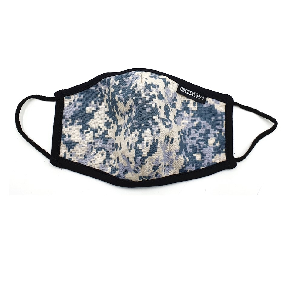 MASK,3-LAYER NAVY PIXELISED D&G1648NP