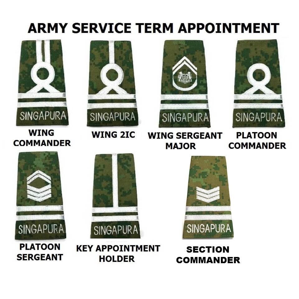 No 4 Cadet Service Term Appointment Ranks (Army) #1517-2B