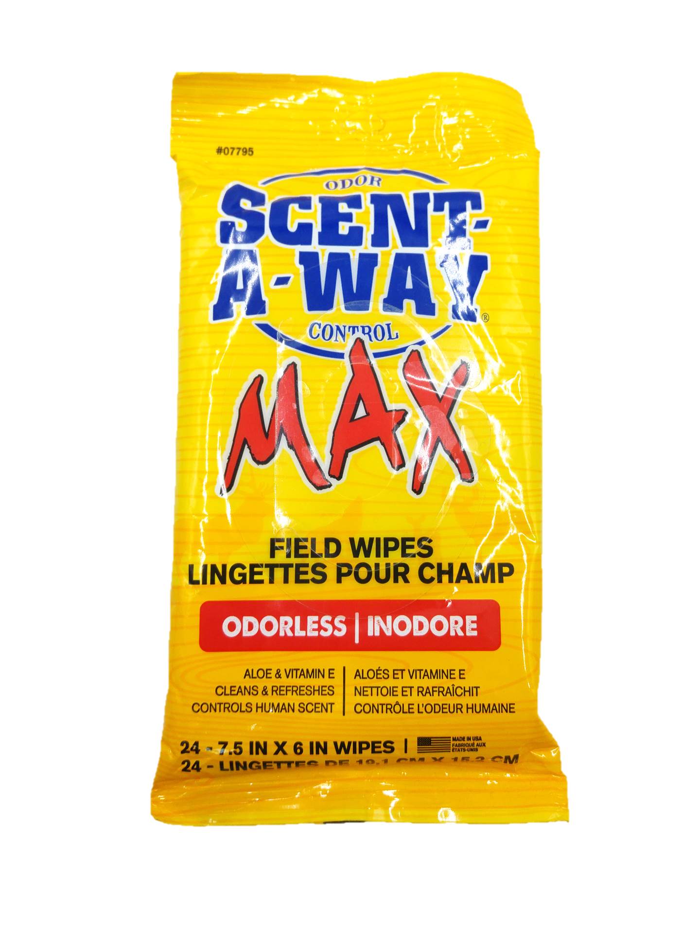 Scent-A-Way® Max Field Wipes