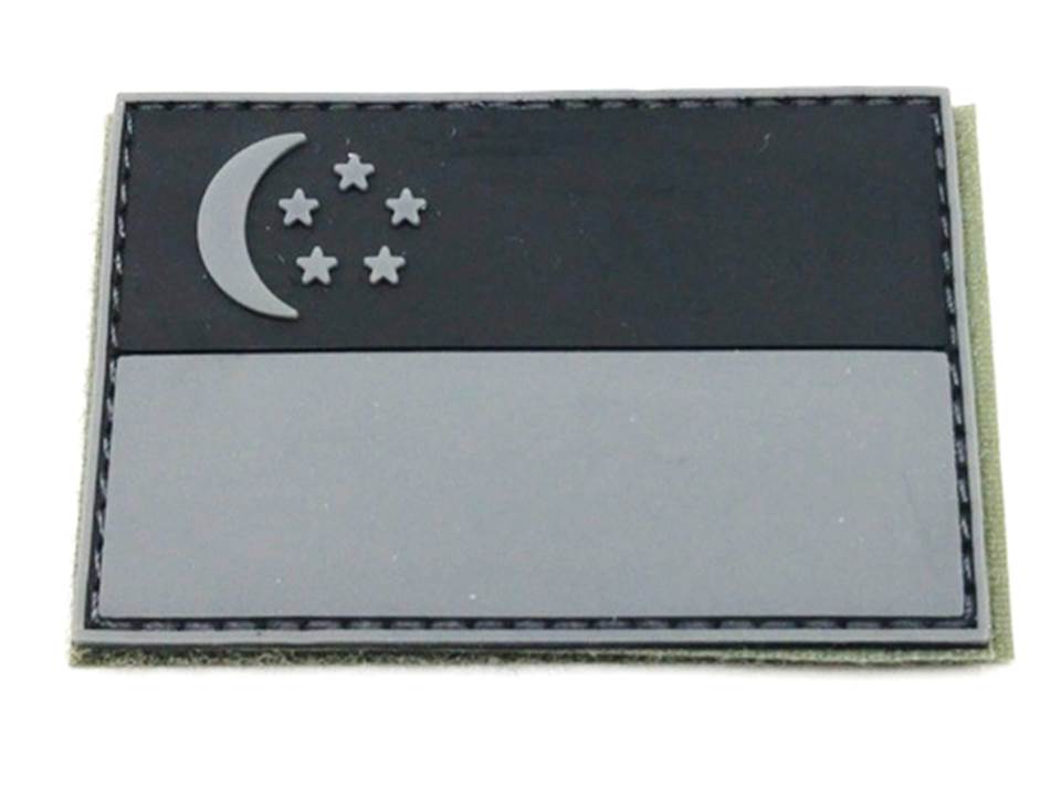 PATCH SINGAPORE FLAG GLOW IN DARK D&G2916SGD