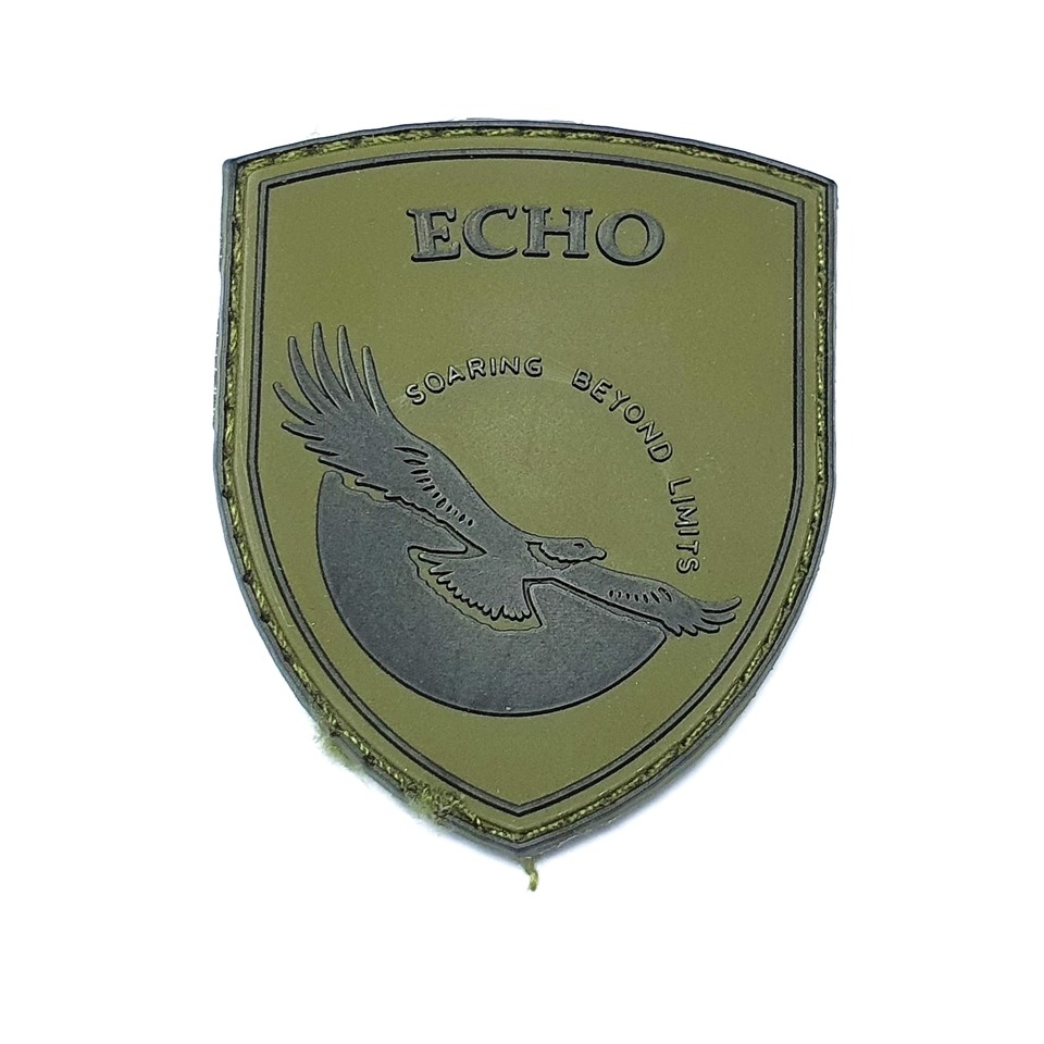 OCS Green Vintage Echo Wing Patch