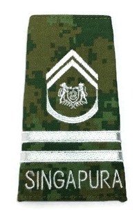 RANK,NO.4 CADET SERVICE TERM WING SGT MAJOR (ARMY) WHITE D&G1517-2B-1WO